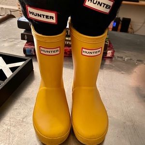 Kids Hunter Boots with fleece sock